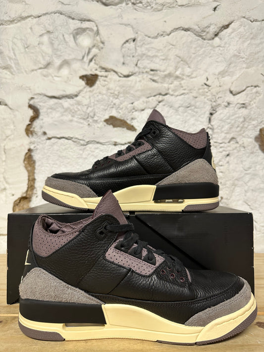Air Jordan 3 A Ma Maniere Black Sz 9 (10.5W)