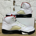 Air Jordan 5 Fire Red Silver Tongue (2020) Sz 10.5
