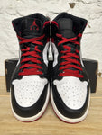 Air Jordan 1 Mid Gym Red Black Toe Sz 13