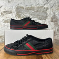 Gucci Tennis 1977 Black GG Monogram Sneaker Sz 8