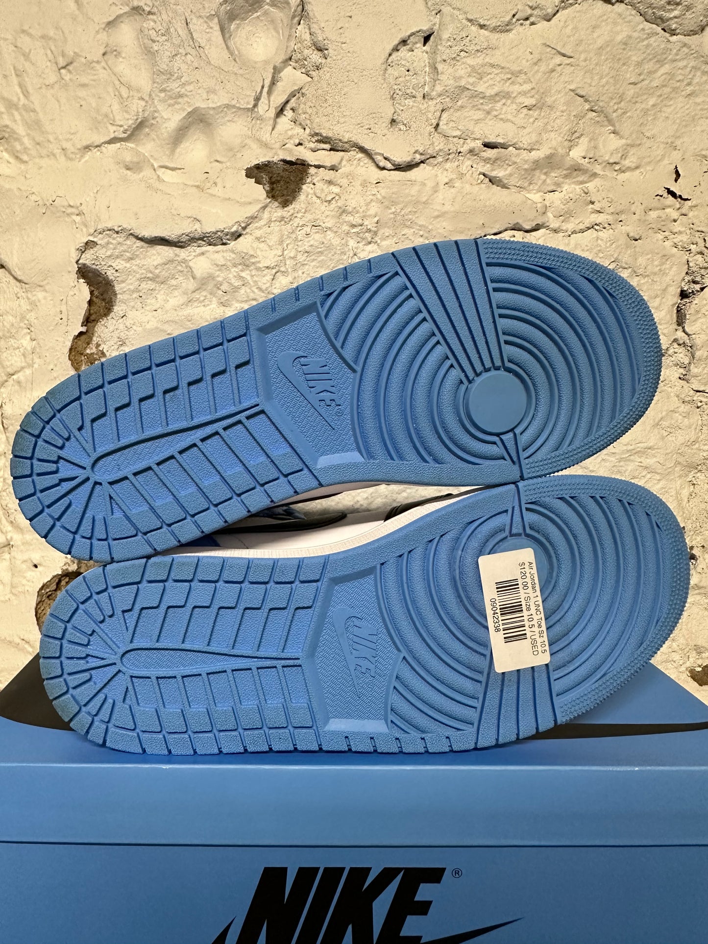 Air Jordan 1 High UNC Toe Sz 10.5