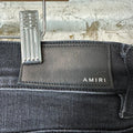 Amiri Cheetah Thrasher Black Denim Jeans Sz 36