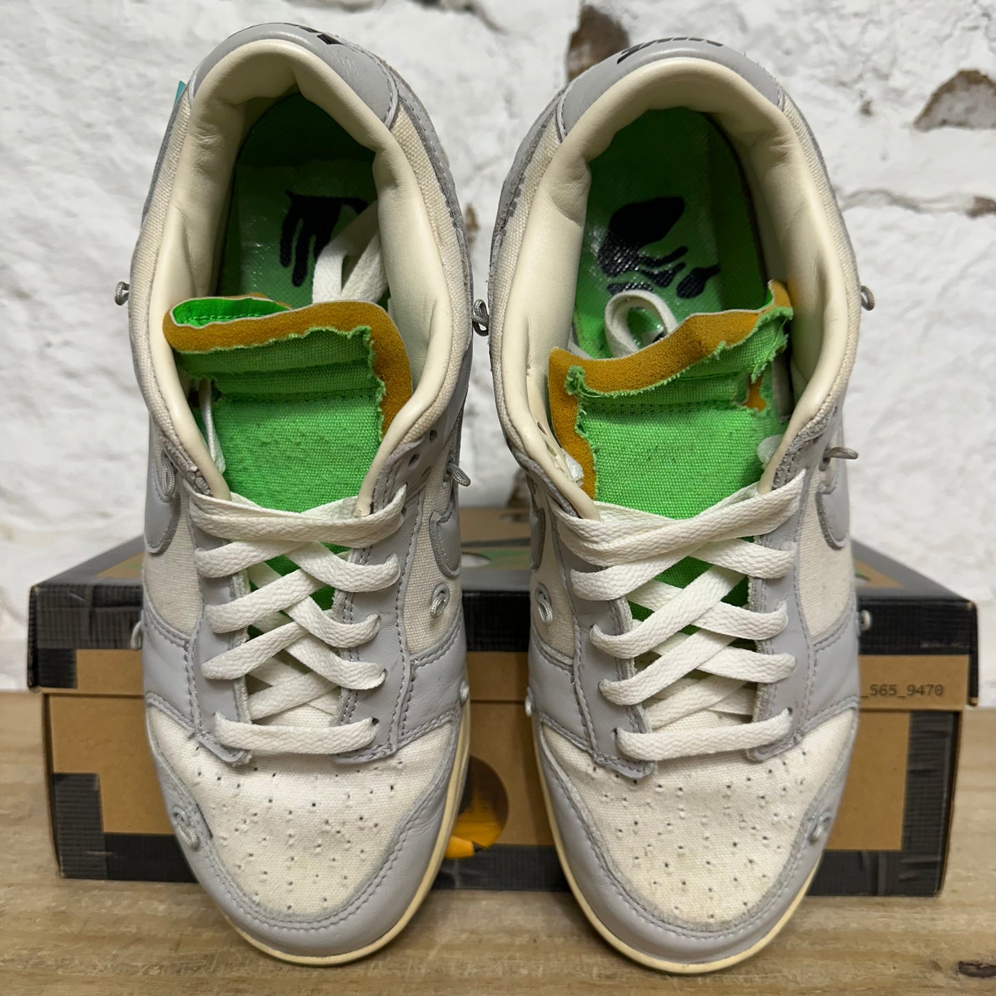 Nike Dunk Low Off-White Lot 7 Sz 8.5