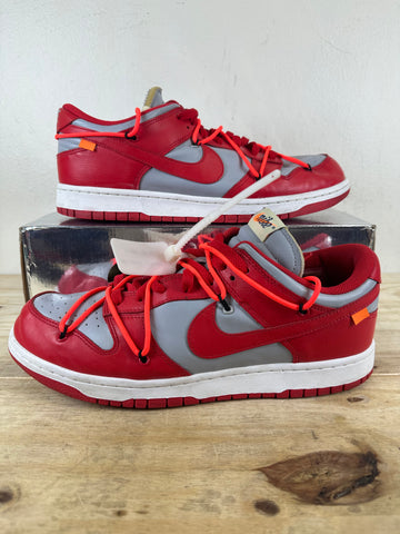 Nike Dunk Low Off-White University Red Sz 12