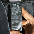 Amiri MX1 Grey Flannel Quad Logo Black Denim Jeans Sz 36