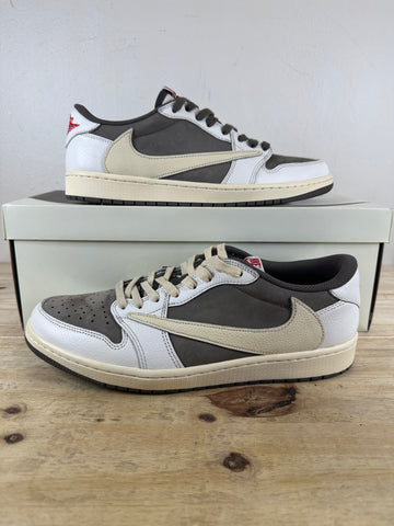 Air Jordan 1 Low Travis Scott Reverse Mocha Sz 12