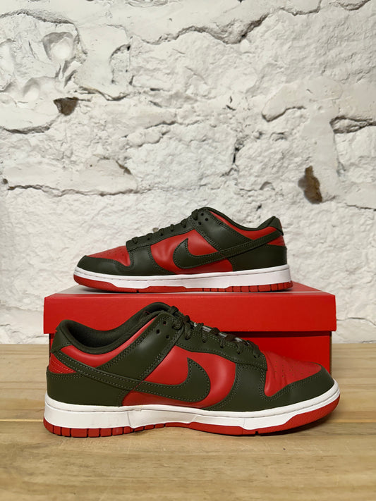 Nike Dunk Low Mystic Red Khaki Sz 10