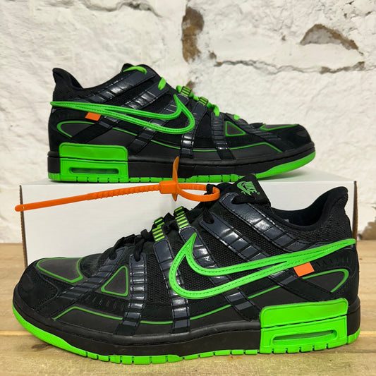 Nike Air Rubber Dunk Off-White Green Strike Sz 12
