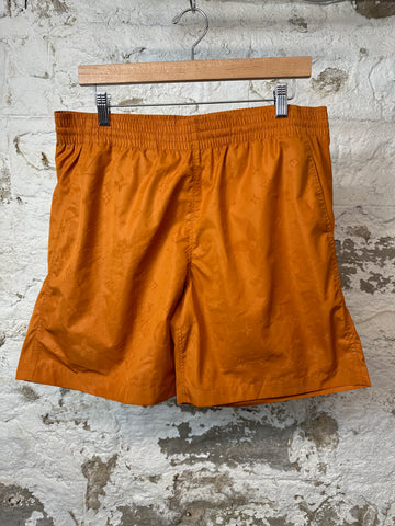 Louis Vuitton Orange Monogram Shorts Sz L