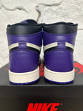Air Jordan 1 High Court Purple Sz 8 DS