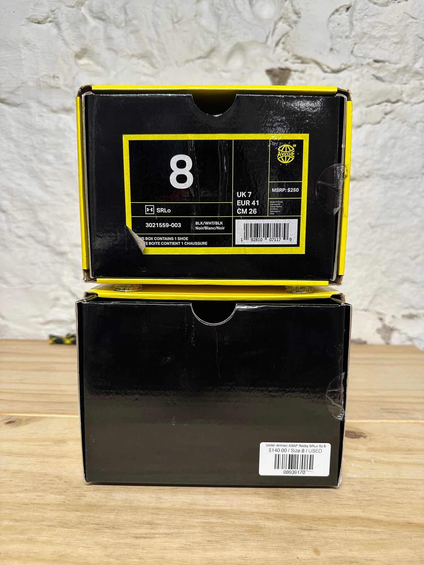 Under Armour ASAP Rocky SRLo Sz 8
