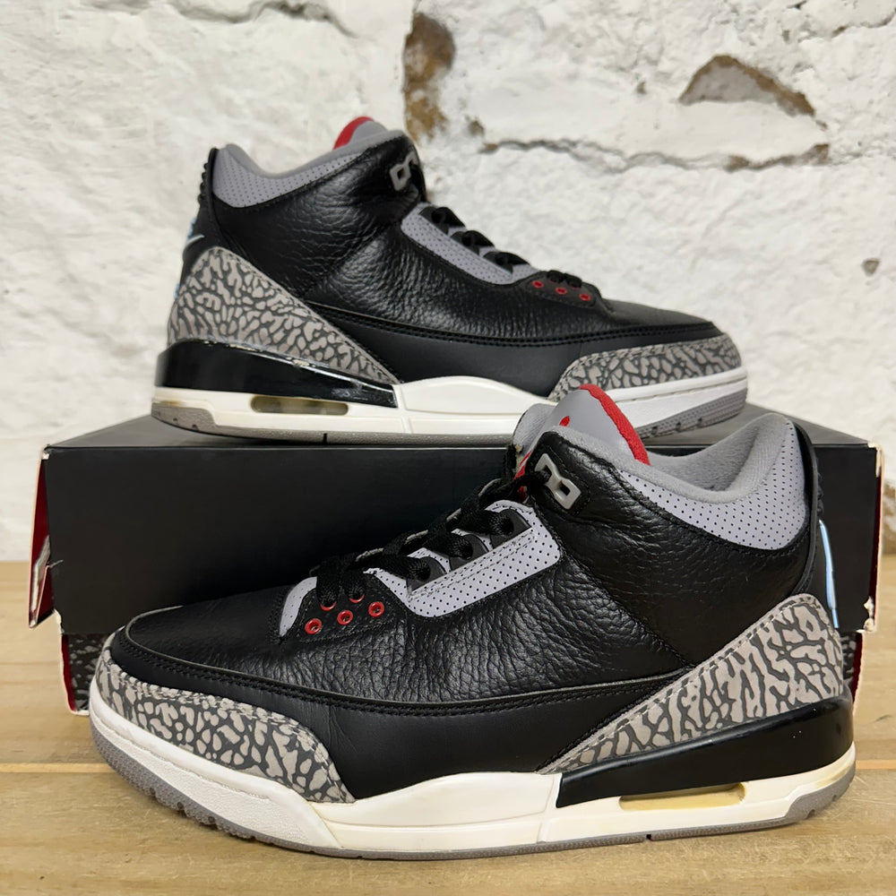 Air Jordan 3 Black Cement (2018) Sz 9
