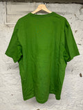 Helmut Lang White Spell Green T-shirt Sz XXL