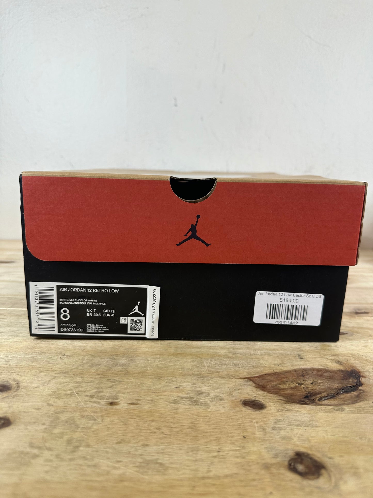 Air Jordan 12 Low Easter Sz 8 DS
