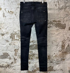 Amiri MX1 Brown Plaid Black Denim Jeans Sz 31
