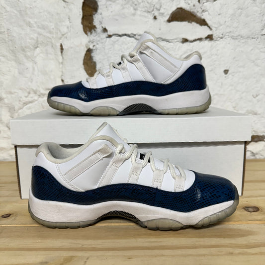 Air Jordan 11 Low Snake Navy Sz 7Y