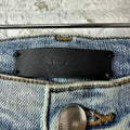 Amiri MX1 Tie Dye Washed Blue Denim Jeans Sz 31