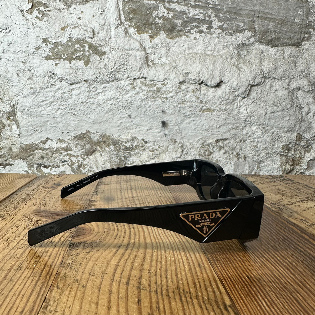 Prada Symbole Black Sunglasses W/ Case