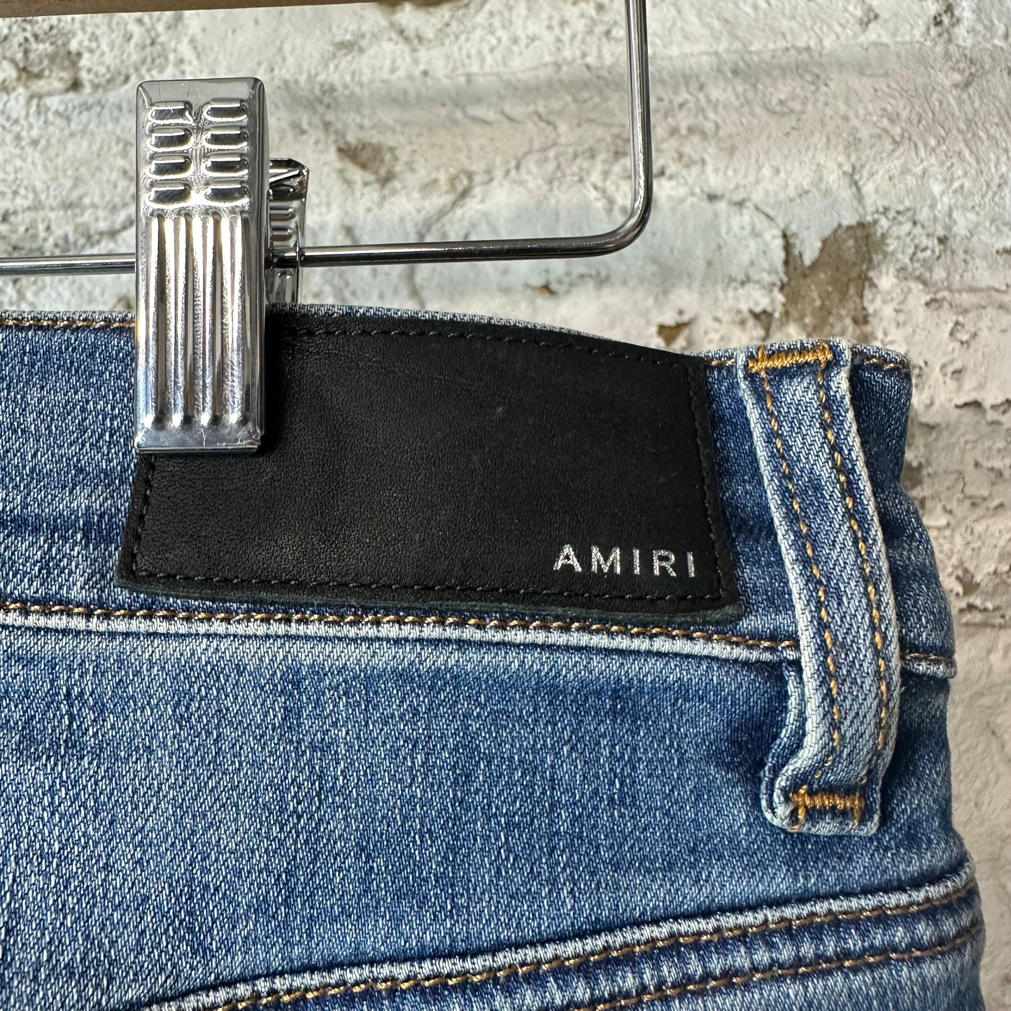 Amiri Plain Blue Denim Jeans Sz 30