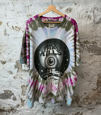 Gallery Dept ATK Eyeball Tie Dye T-shirt Sz XXL