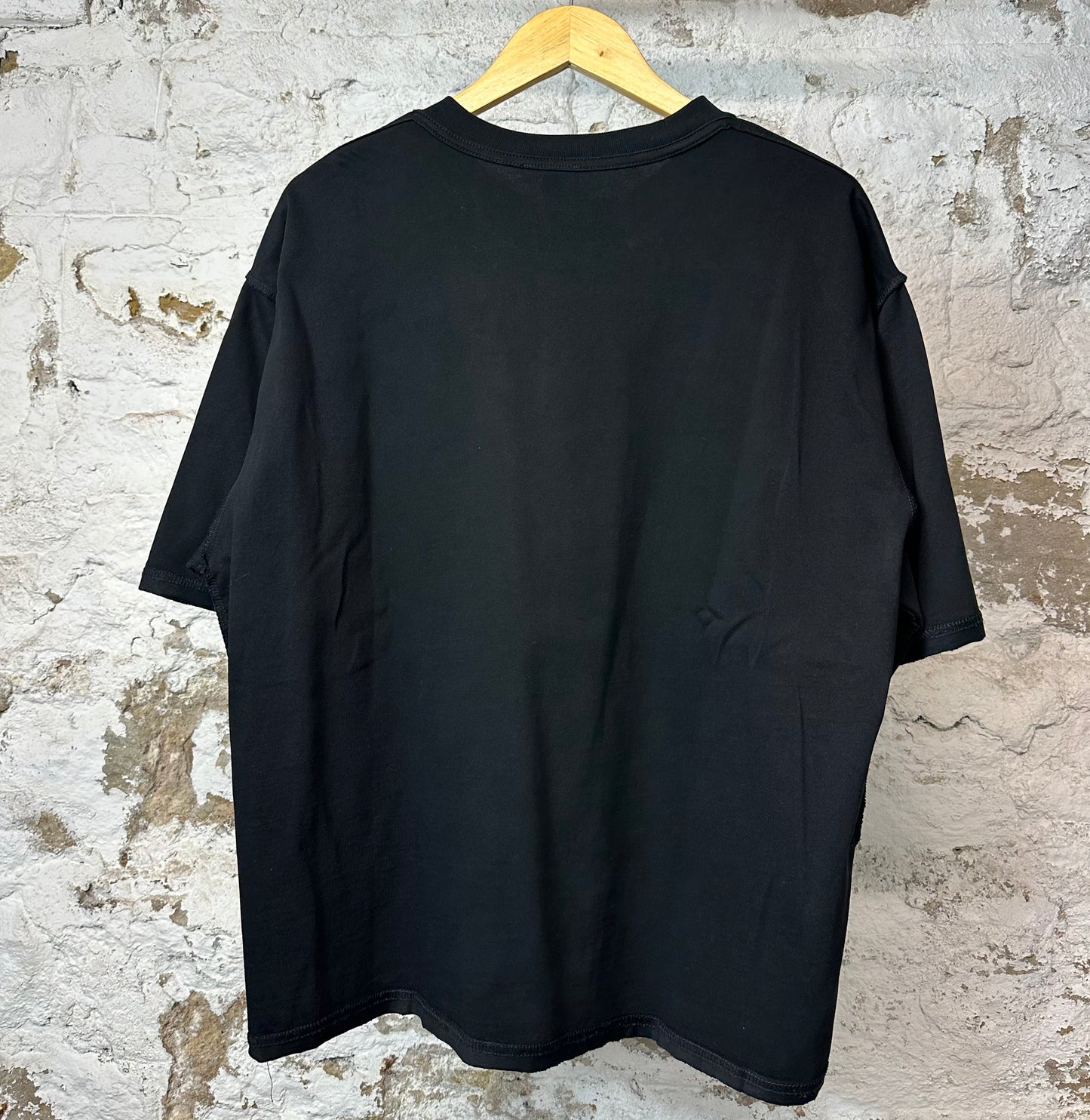Saint Vanity White Griffin T-shirt Black Sz L