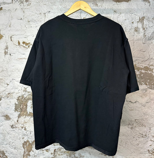 Saint Vanity White Griffin T-shirt Black Sz L
