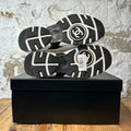 Chanel Black CC Cream White Sneaker Sz 7 (40)