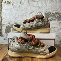 Lanvin Curb Multicolor Lace Grey Grafitti Sneaker Sz 10 (43)