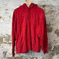Supreme Cutout Letter Red Hoodie Sz M