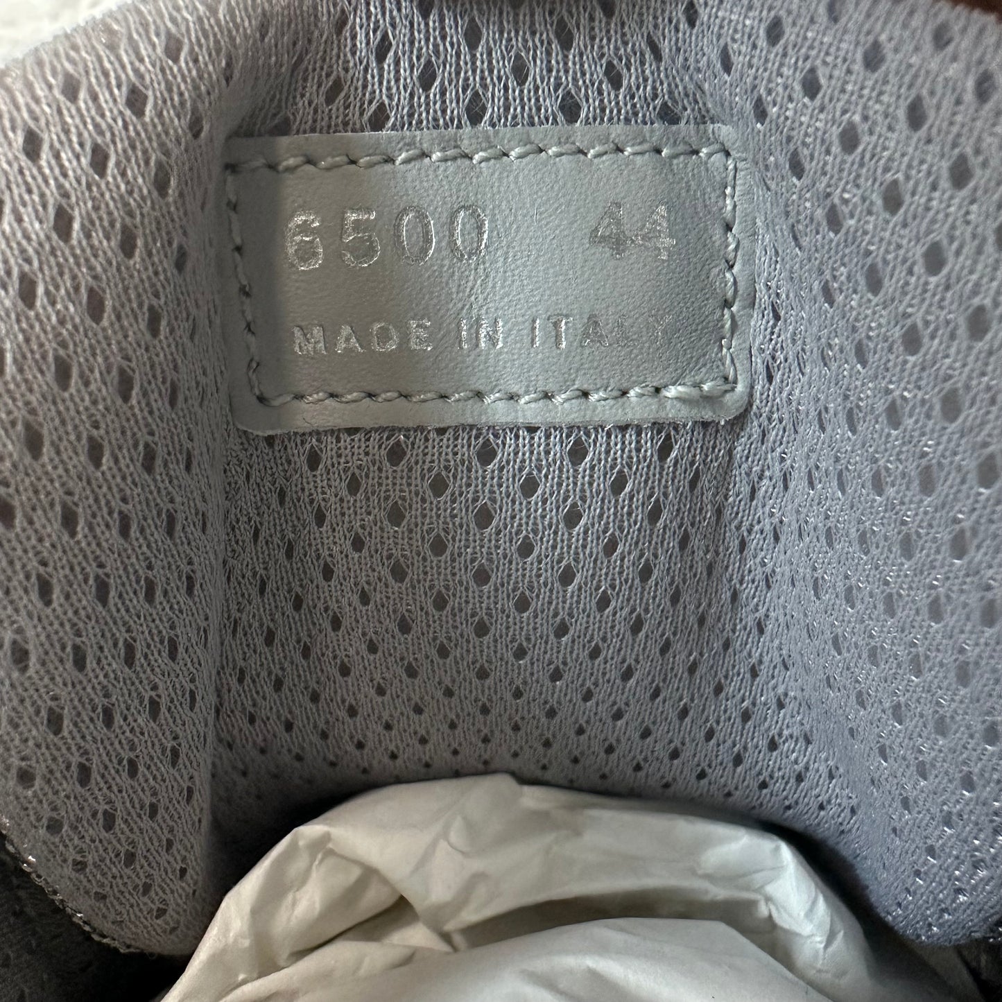 Prada Americas Cup Grey Rubber Sneaker Sz 11 (44) DS