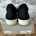 Rick Owens Jumbo Lace Black Milk Sneaker Sz 11 (44)