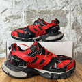 Balenciaga Track Runner Black Red Grey Sneaker Sz 8 (41)