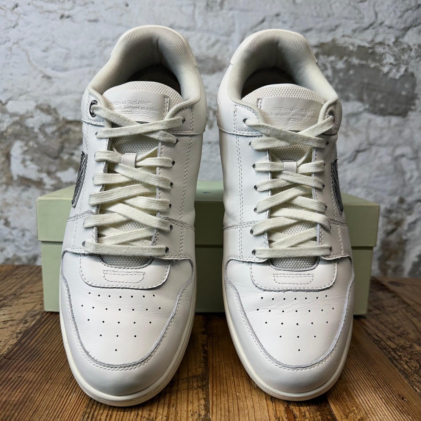 Off-White Out Of Office Black Arrow White Sneaker Sz 12 (45)