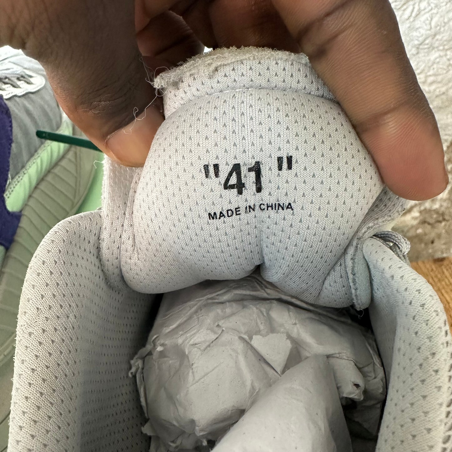 Off White ODSY 1000 Silver Beige Sneaker Sz 8 (41)