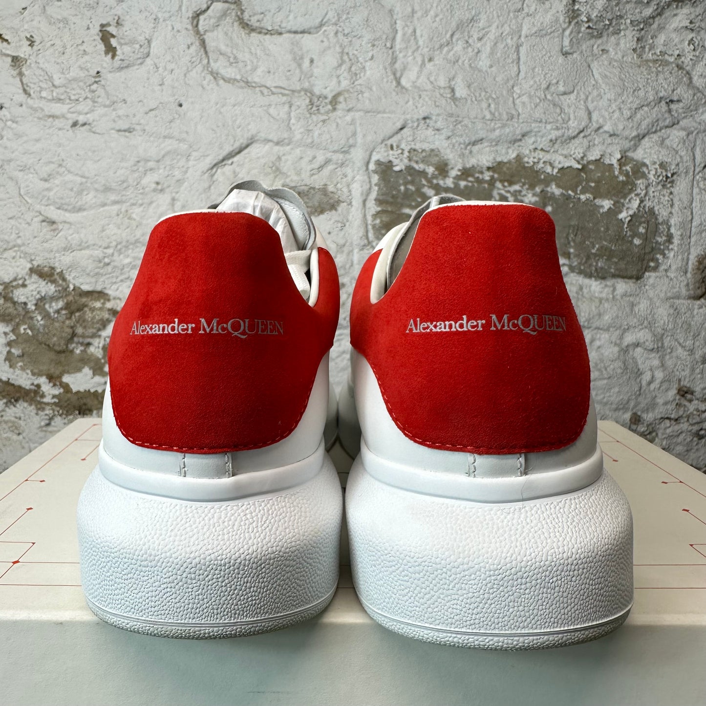 Alexander McQueen Red Tab White Sneaker Sz 12 (45)