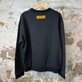 Louis Vuitton Stitch Print Black Crewneck Sz XL