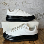 Alexander Mcqueen Black Wax White Sneaker Sz 12 (45)