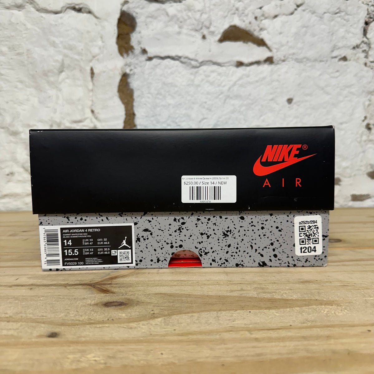 Air Jordan 4 White Cement (2025) Sz 14 DS