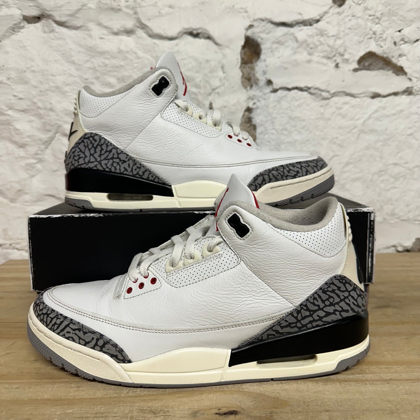 Air Jordan 3 White Cement Reimagined Sz 12