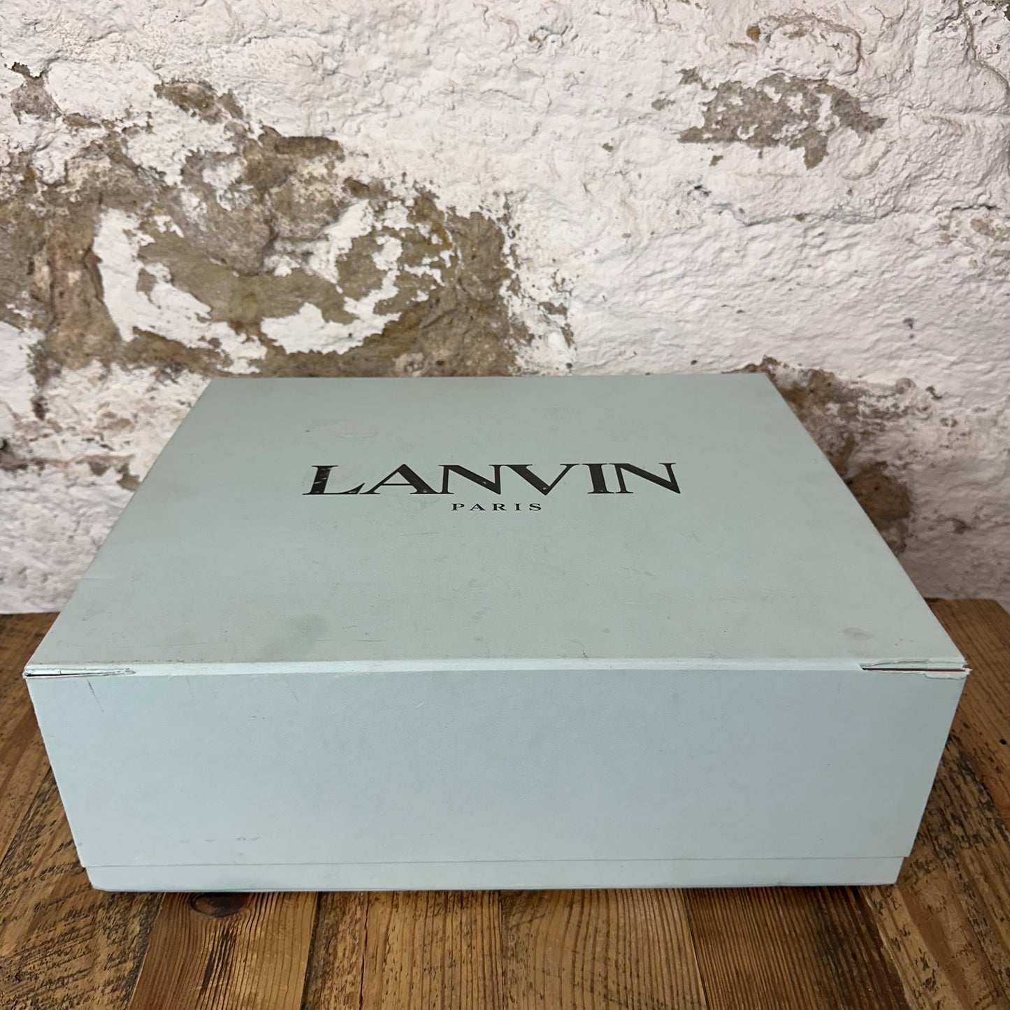 Lanvin Curb White Gray Cream Sneaker Sz 9 (42)