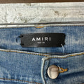 Amiri MX1 Blue Tie Dye Blue Denim Jeans Sz 34