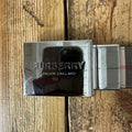Burberry Tan Plaid Black Reversible Belt Sz (100/40)