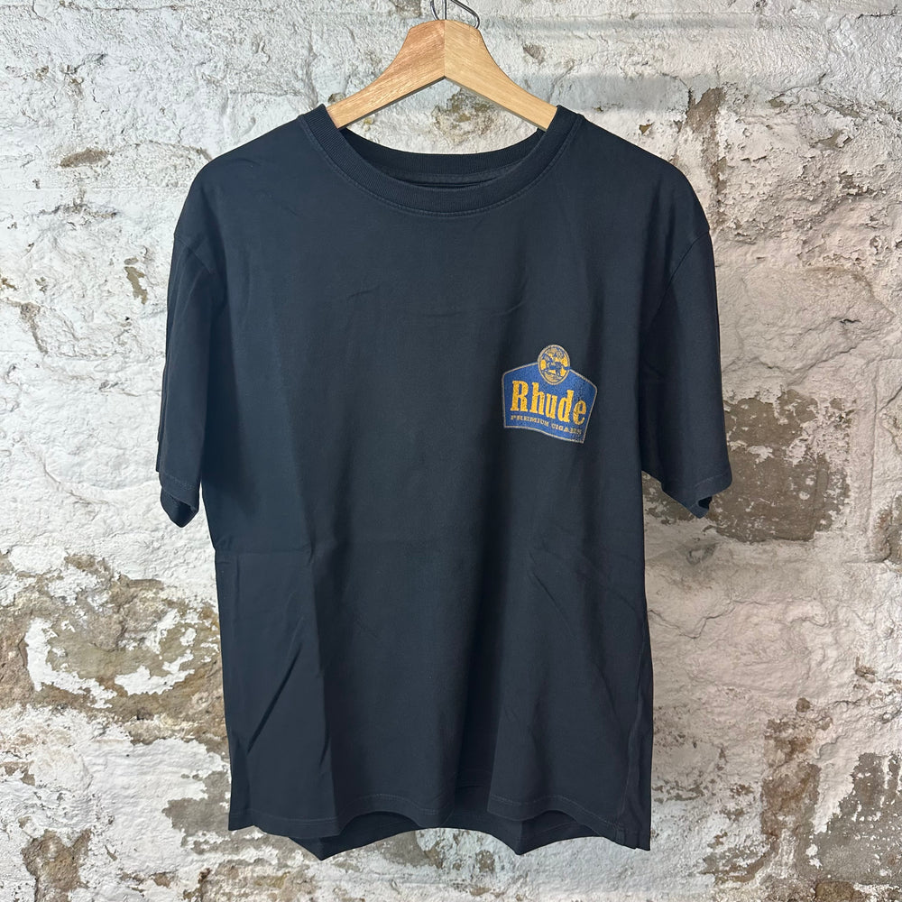 Rhude Premium Cigars Black T-Shirt Sz XS