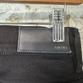 Amiri Plain Black Denim Jeans Sz 29