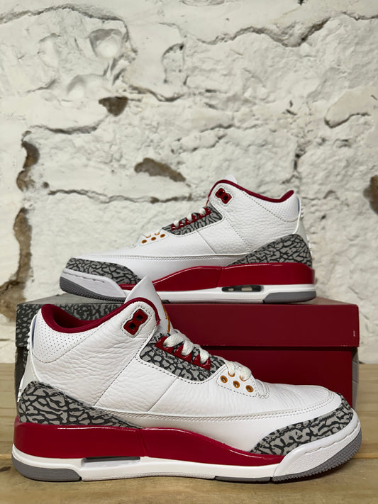 Air Jordan 3 Cardinal Sz 8