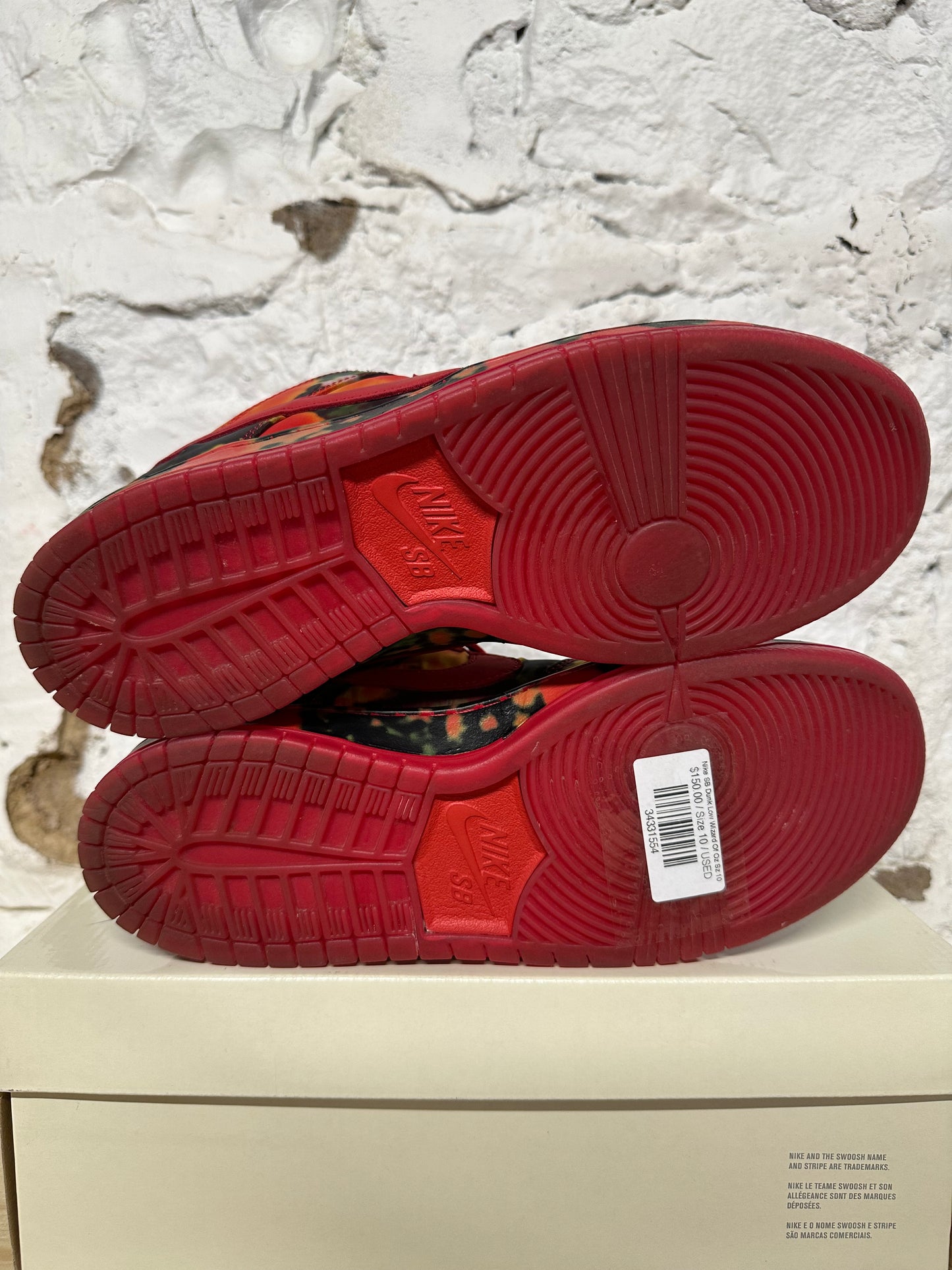 Nike SB Dunk Low Wizard Of Oz Sz 10