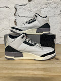 Air Jordan 3 Cement Grey Sz 9