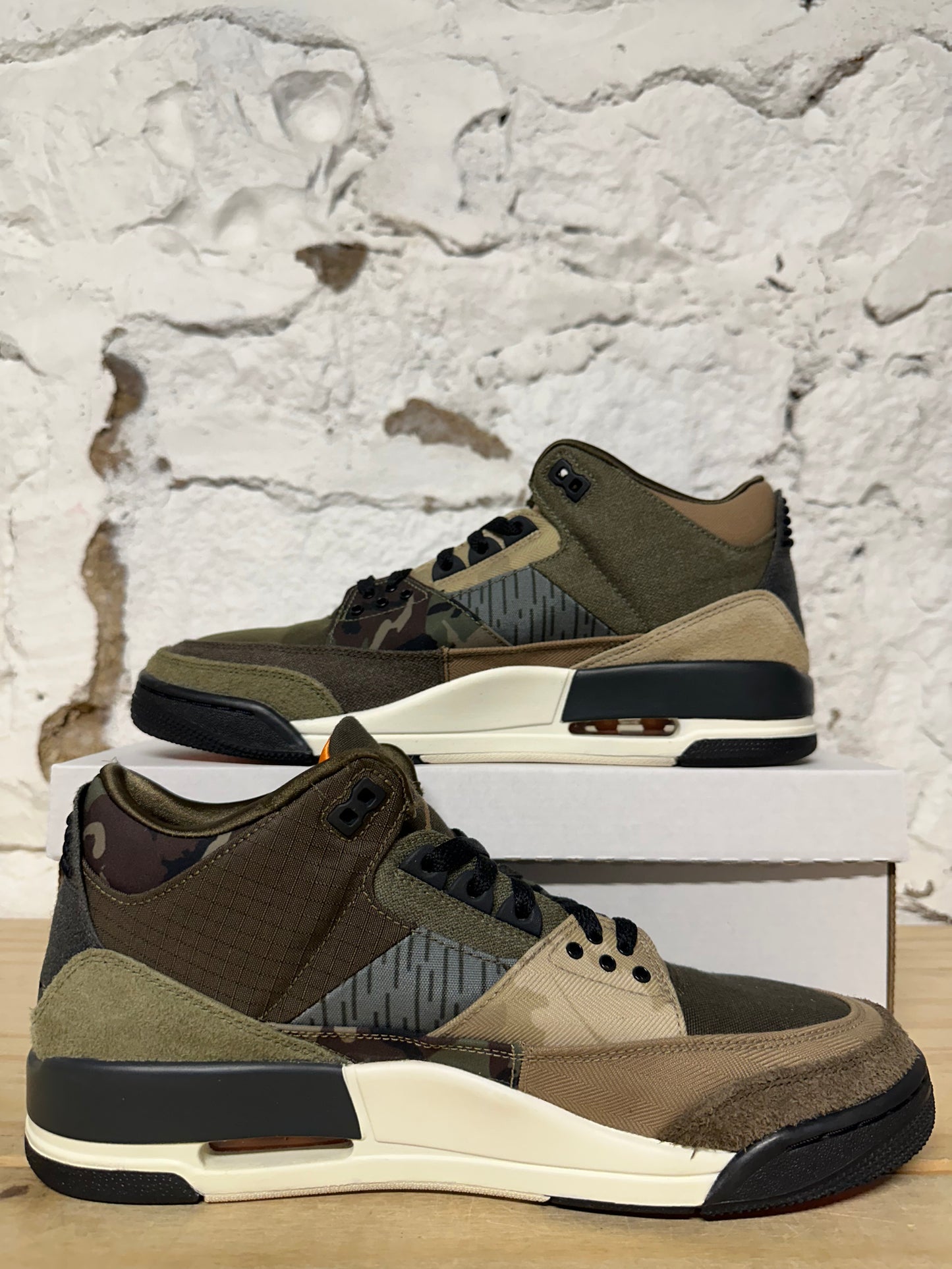 Air Jordan 3 Camo Patchwork Sz 11