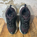 Balenciaga Triple S Black Burgundy Sz 6.5 (39)