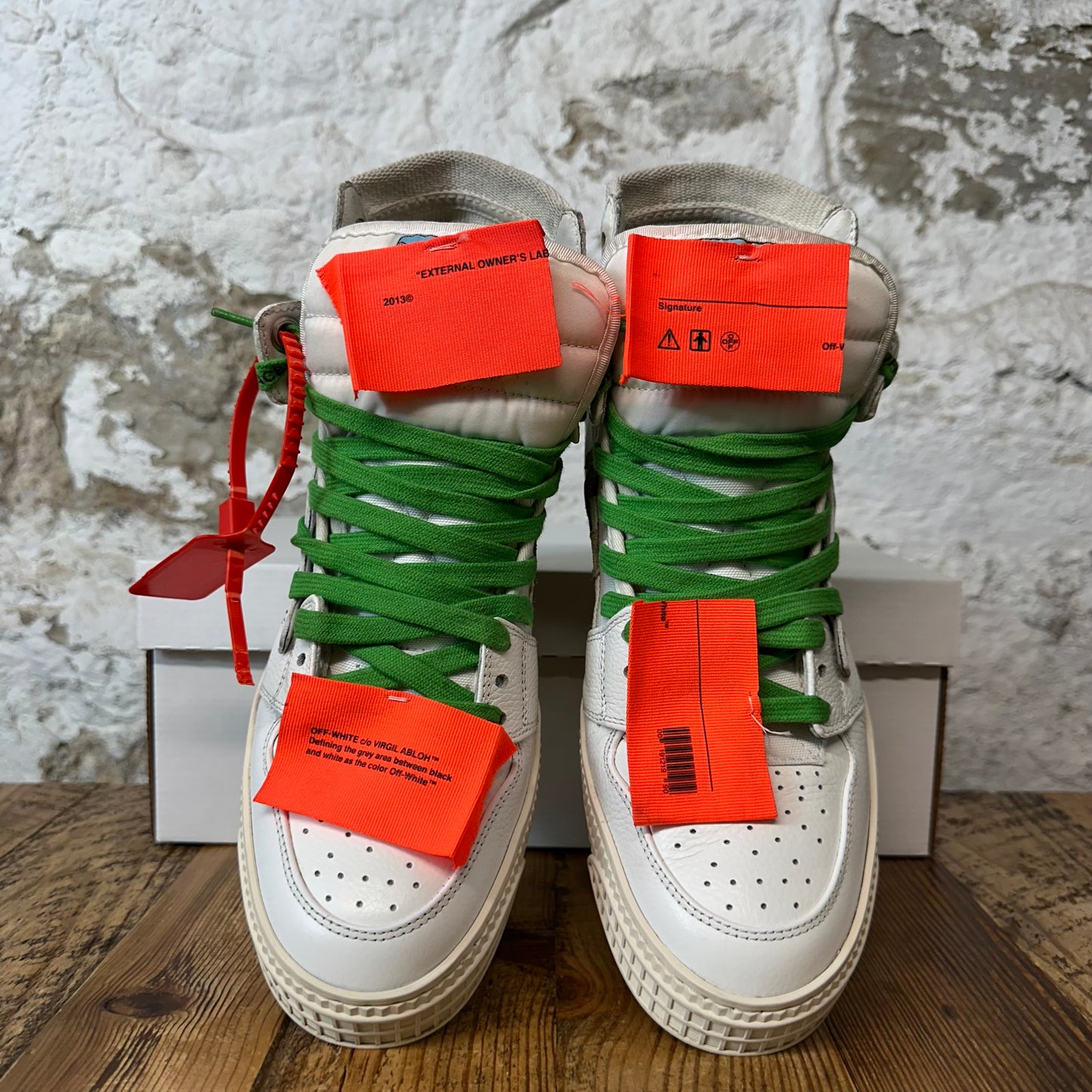 Off-White Court 3.0 Brown Arrow White Sneaker Sz 7 (40)